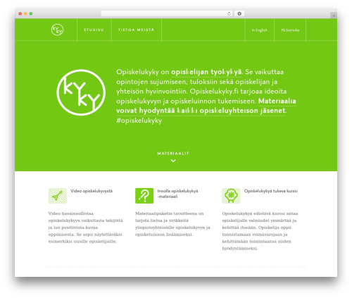 Suunta WordPress theme - opiskelukyky.fi
