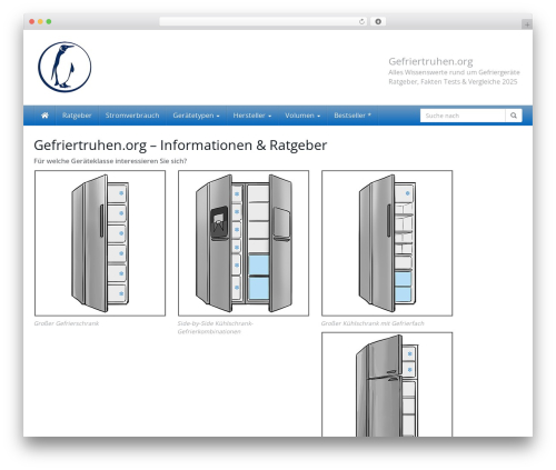 Affiliatetheme amazon WordPress plugin - gefriertruhen.org