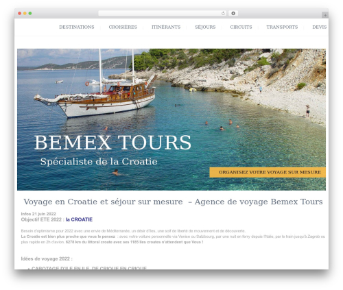 Theme WordPress Bemextour - bemextours.com