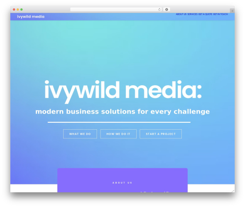 Vcparticlesbackground WordPress plugin - ivywildmedia.com