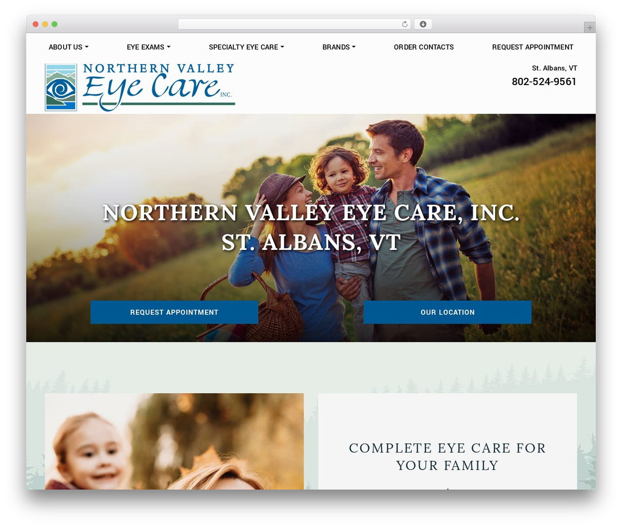 UnderStrap theme WordPress - nveyecare.net
