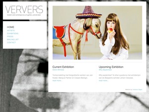 Ververs WordPress template for photographers