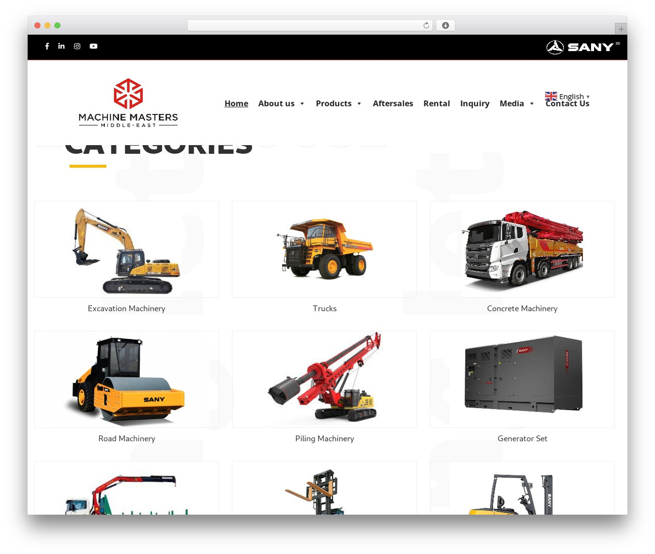 WordPress theme Backhoe - machinemasters.me