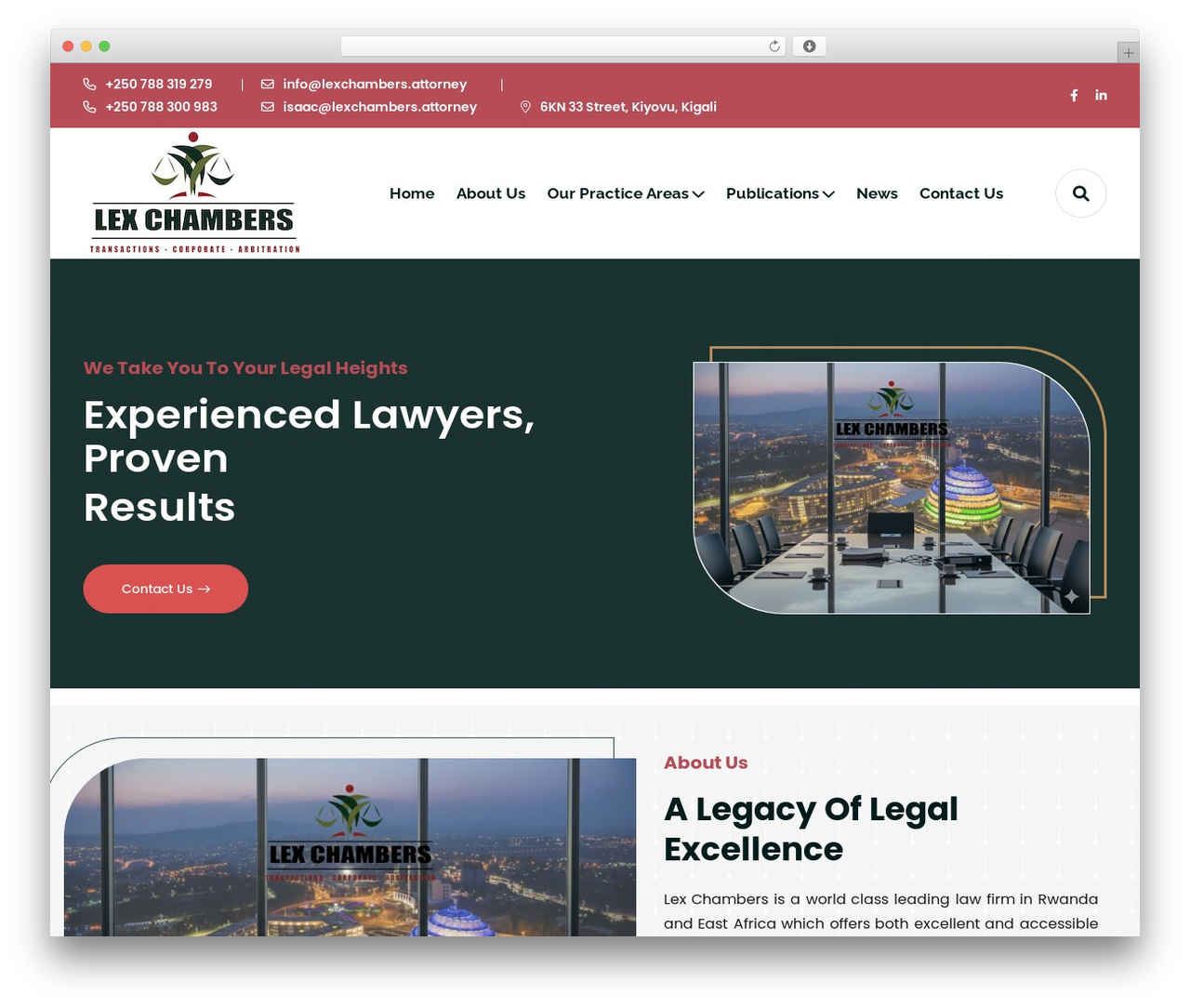 WordPress theme Ensaf - lexchambers.attorney