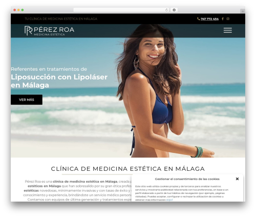 WordPress theme Mi Tema - perezroa.es