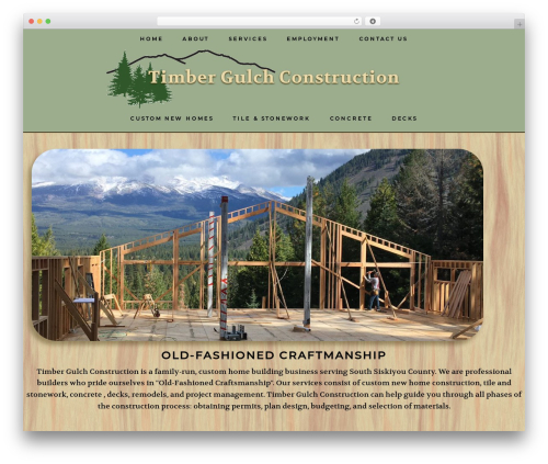 WordPress theme Refined Theme - timbergulchconstruction.com