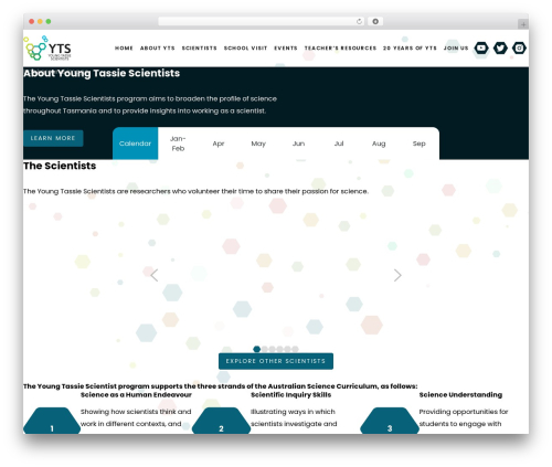 WP theme Flowio - youngtassiescientists.com