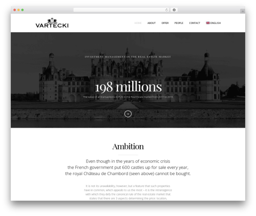 Xone WordPress theme design - vartecki.com
