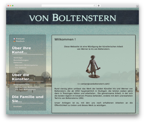 Addada WordPress theme - vonboltenstern.com