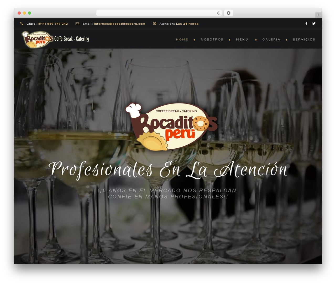 Archi WordPress theme - bocaditosperu.com