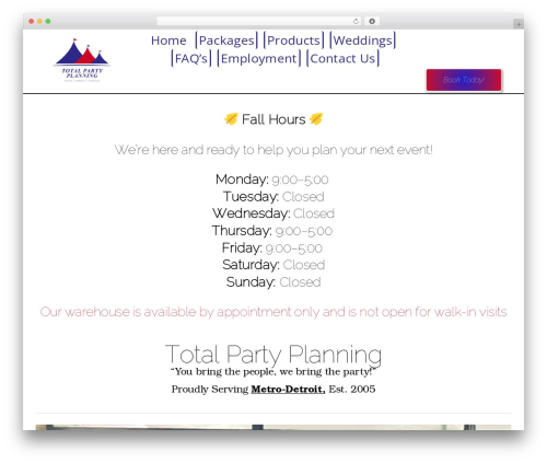 Wp gspro gallery WordPress plugin - totalpartyplanning.com