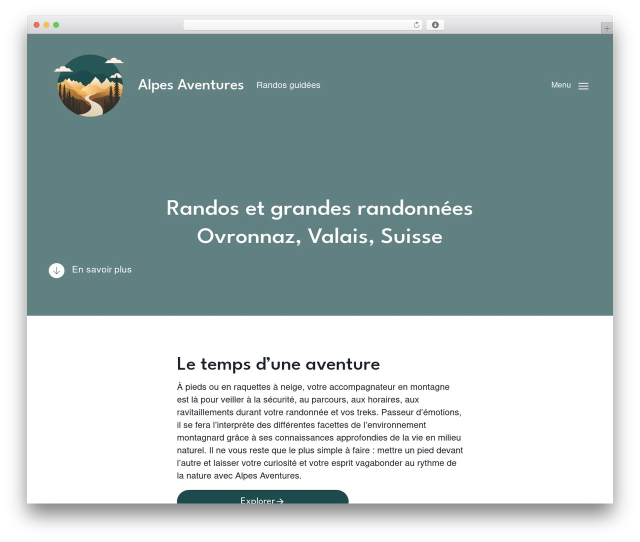 Chaplin WordPress theme - alpaventures.guide
