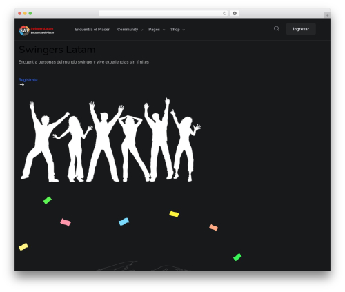 Rtreact WordPress plugin - swingerslatam.com
