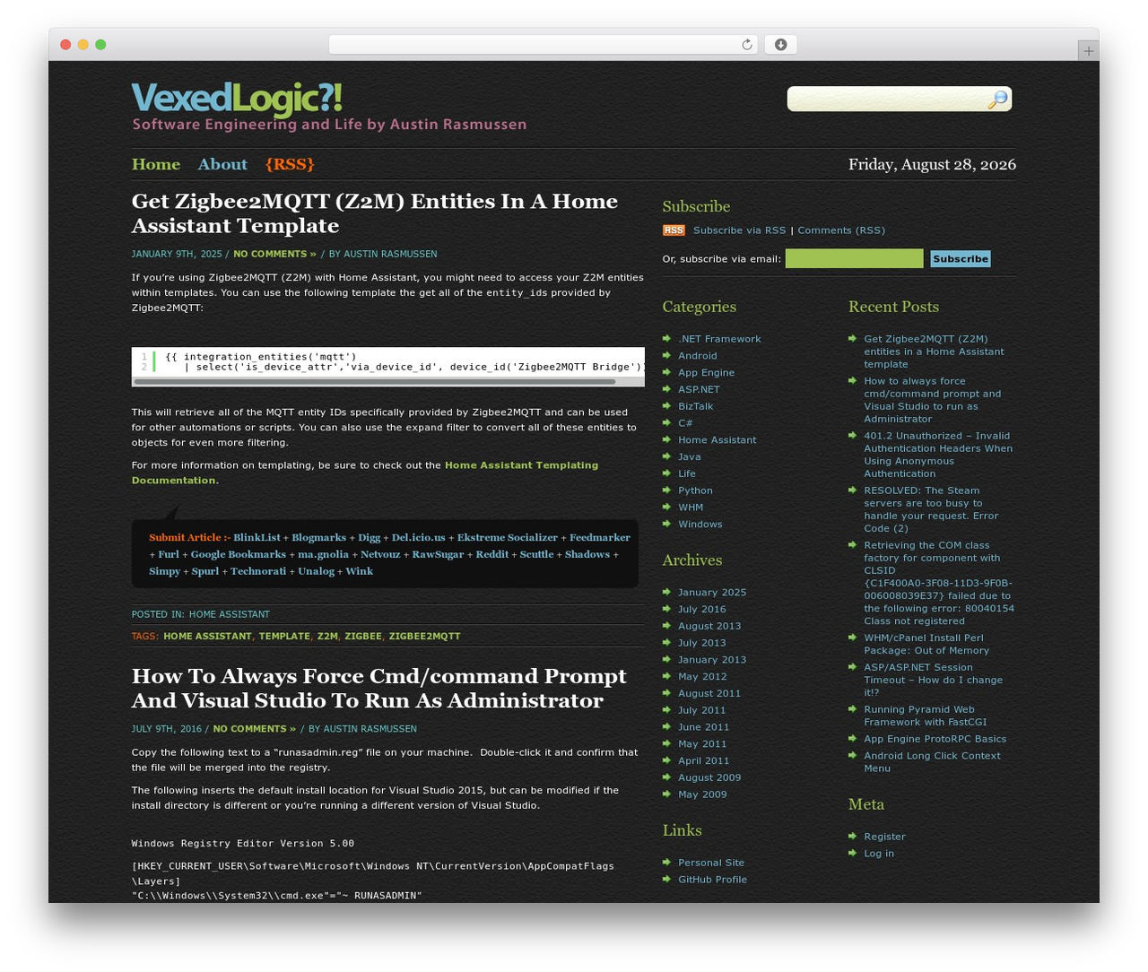 firebug theme WordPress - vexedlogic.com firebug theme WordPress - vexedlogic.com