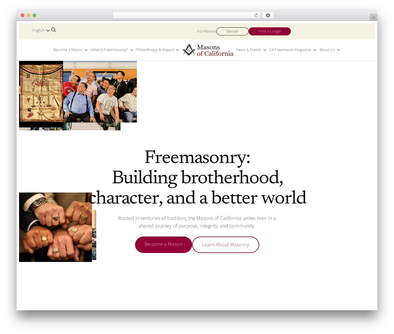 500 Designs theme WordPress - freemason.org