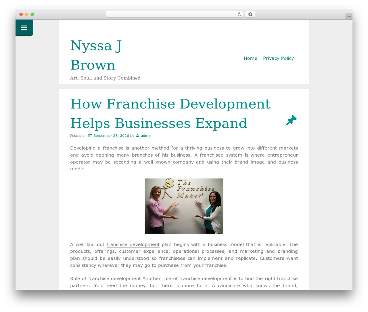 Just Write theme WordPress - nyssajbrown.net Just Write theme WordPress - nyssajbrown.net