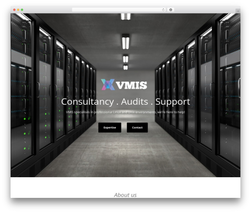 Optimizer WordPress theme - vmis.nl