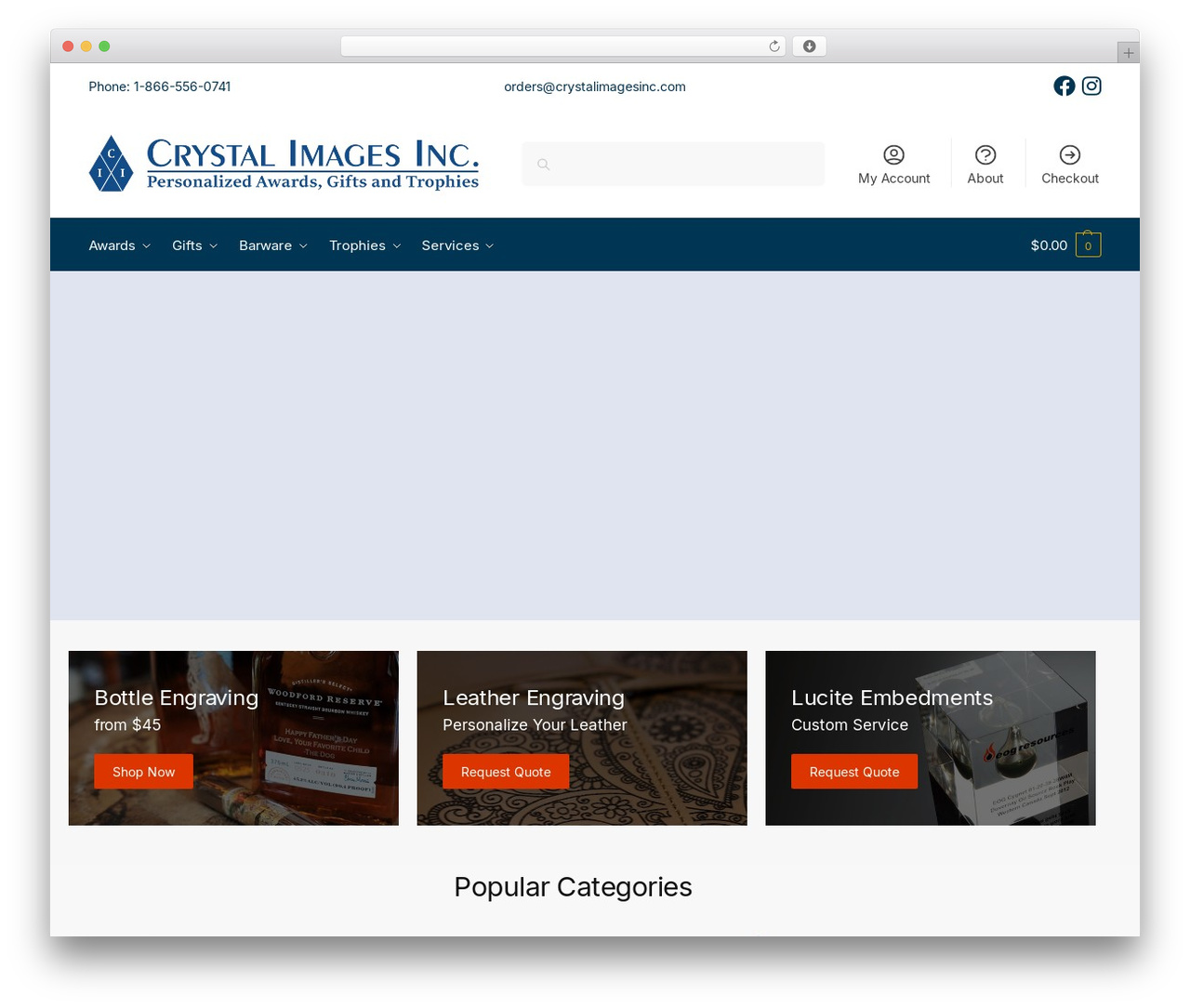 Shoptimizer WordPress ecommerce theme - crystalimagesinc.com