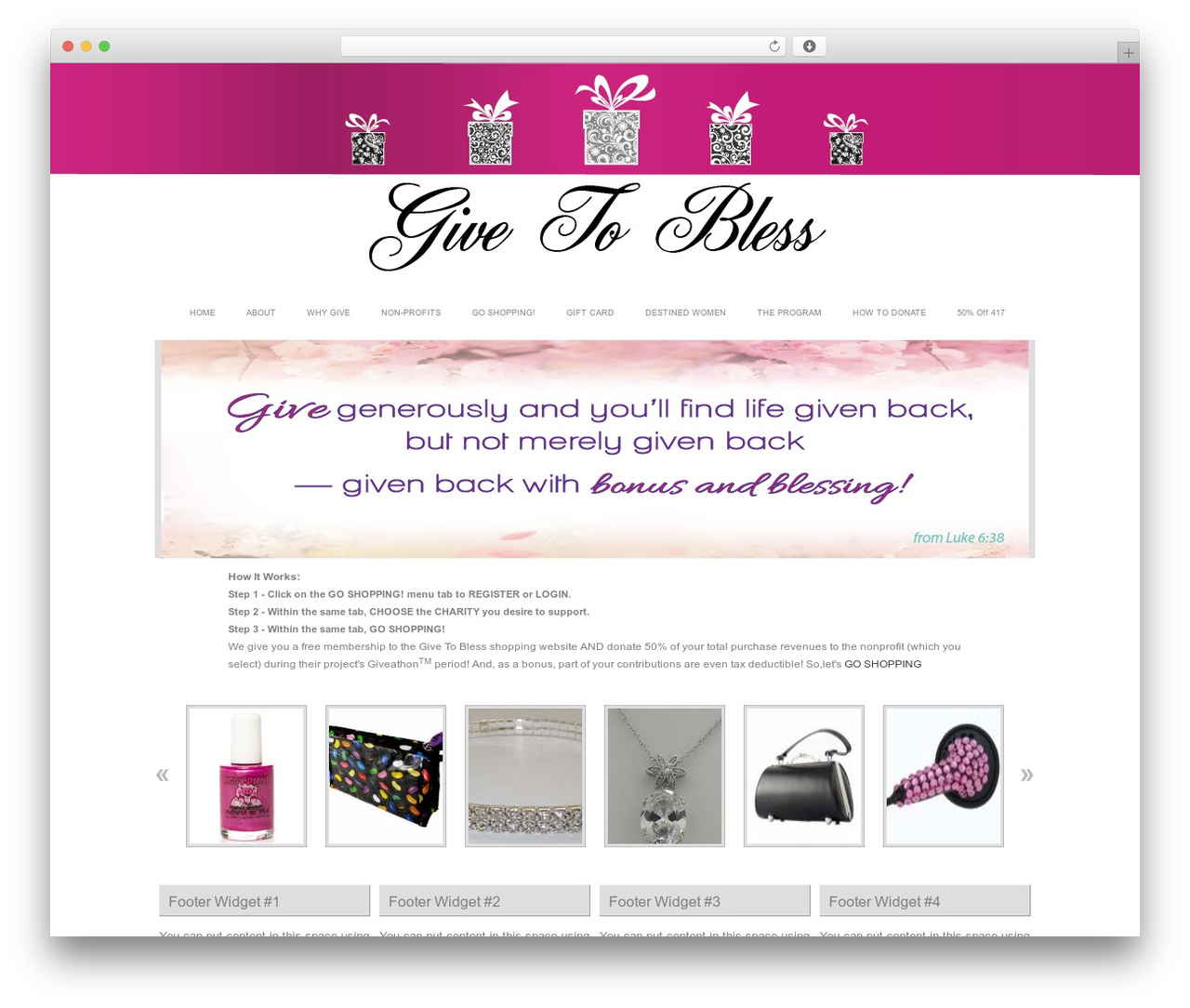 Storefront Elegance WordPress ecommerce theme - givetobless.org Storefront Elegance WordPress ecommerce theme - givetobless.org