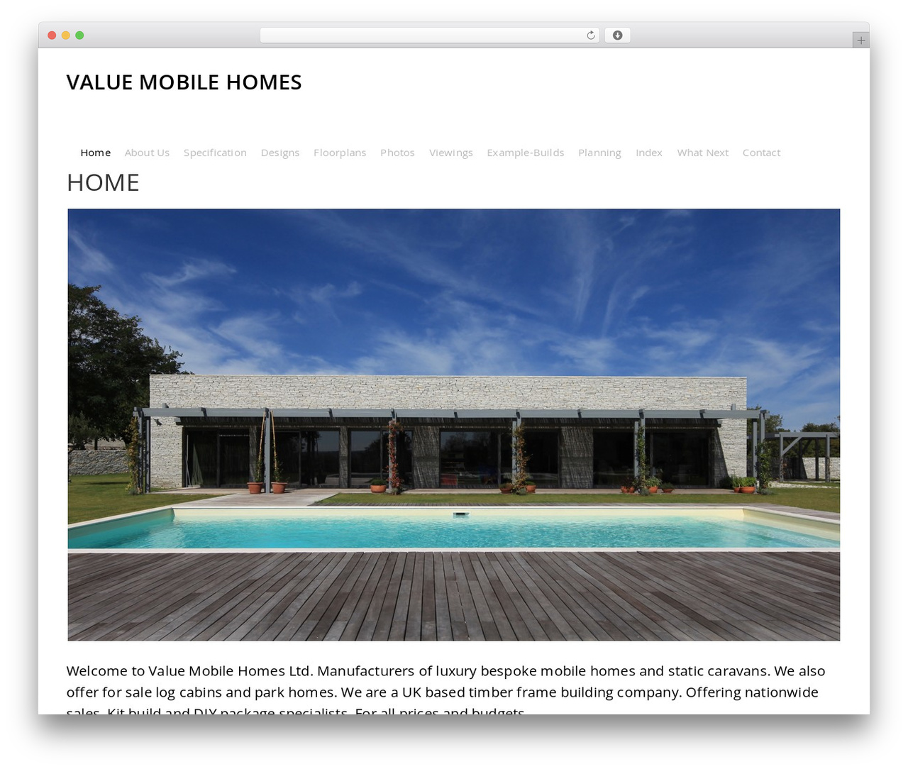 Themezilla Agency theme WordPress - valuemobilehomes.com