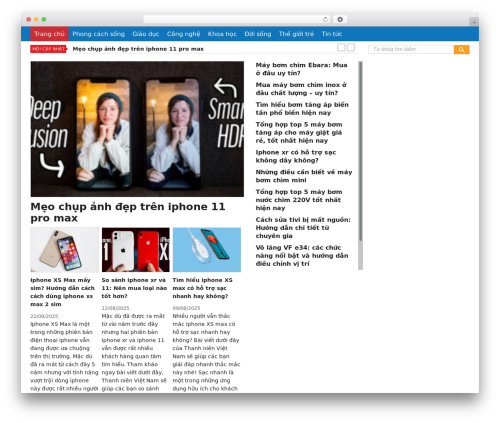 TT01 theme WordPress - thanhnienvietnam.edu.vn