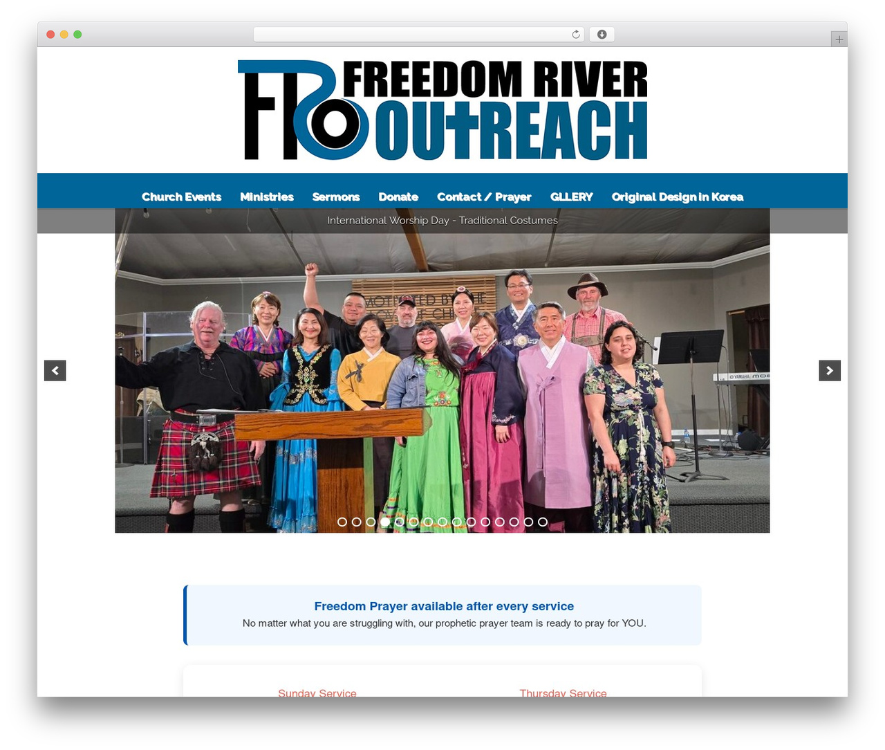WordPress theme Forgiven - freedomriver.net