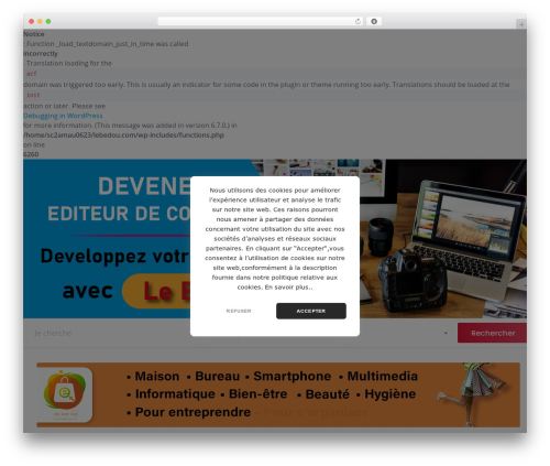 WordPress theme Lebedou Theme - lebedou.com