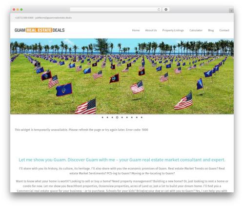 WordPress theme Realty - guamrealestate.deals