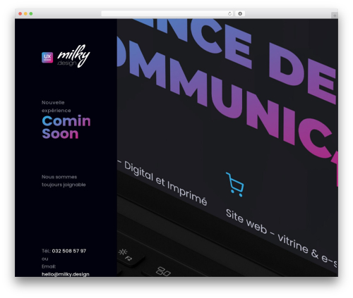WordPress theme Trydo - milky.design