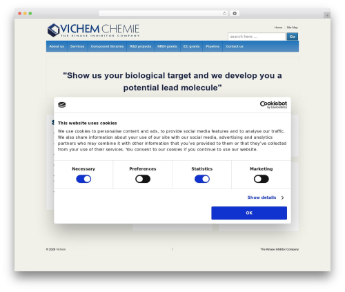 WordPress website theme Responsive Pro - vichemchemie.com
