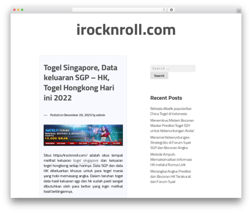 XSimply WordPress theme free - irocknroll.com
