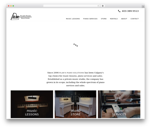 AC Framework WordPress theme - plamspiano.com