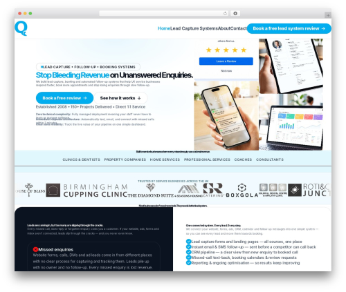 Breakdance Zero Theme WordPress theme design - quemedia.co.uk