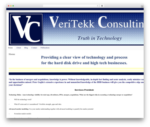 Catalyst best WordPress theme - veritekk.com