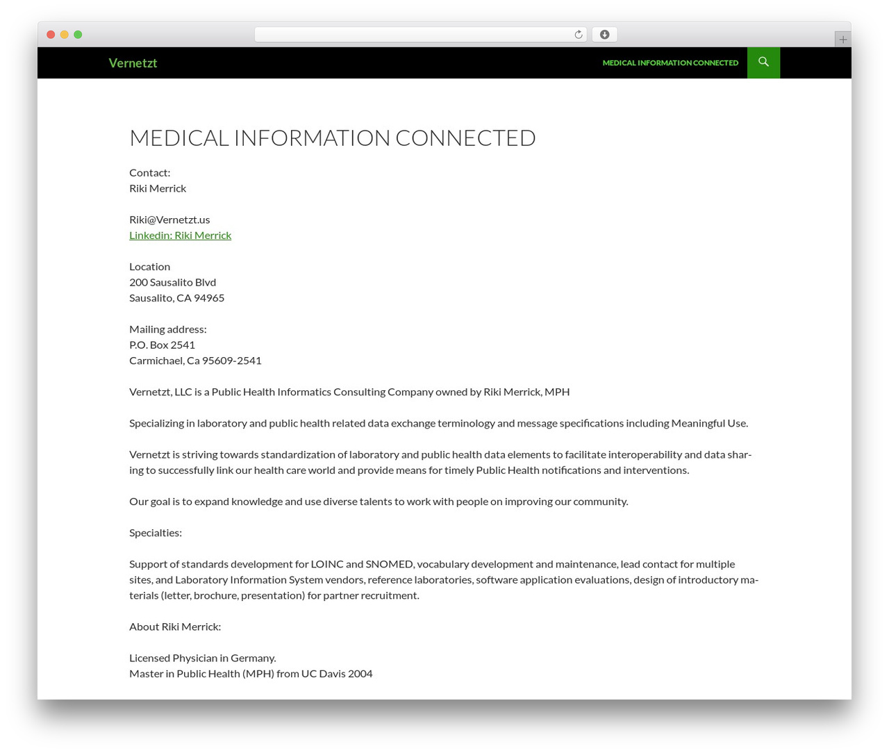 Developer 2014 WordPress theme - vernetzt.us