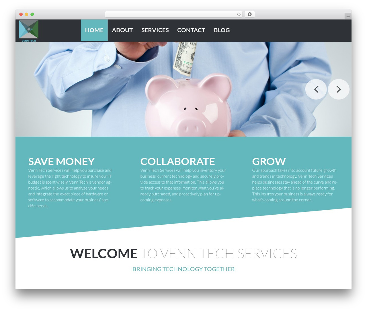 Theme WordPress Cherry Framework - venntechservices.com