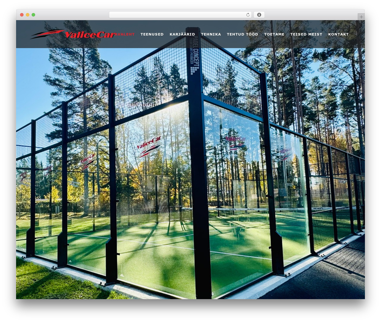 WordPress theme Bridge - valicecar.ee