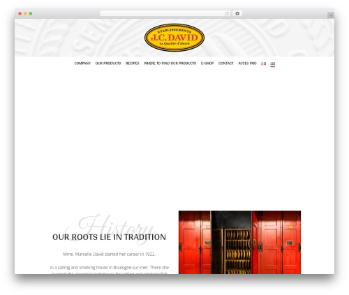 WordPress theme Jcdavid - jcdavid.fr
