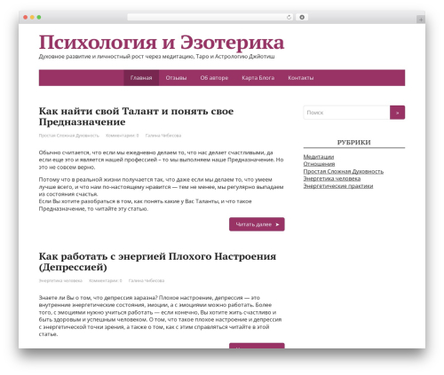 WordPress website theme Basic DeLux - antieso.ru