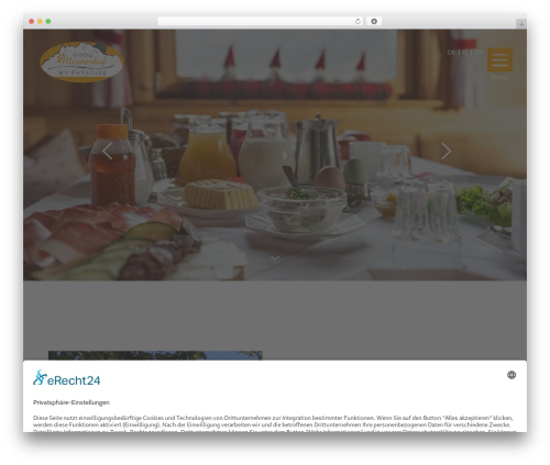 Divi theme WordPress - mesner-hof.com