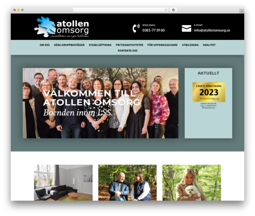 Divi theme WordPress - atollenomsorg.se