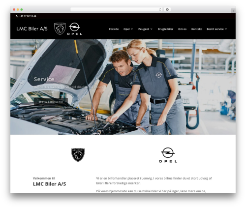 Divi top WordPress theme - lmcbiler.dk