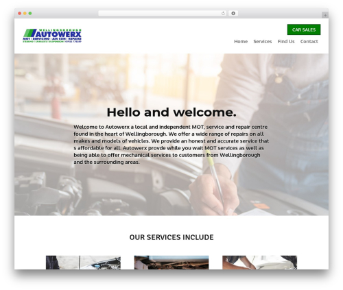 Divi WordPress theme - autowerx.co.uk