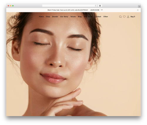 Levre WordPress ecommerce theme - firstsight.design/levre/mono
