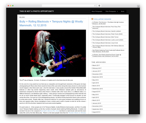 Modularity WordPress photo theme - notaphoto.com