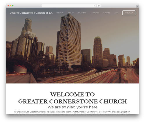 Sermon manager pro WordPress plugin - greatercornerstonela.com