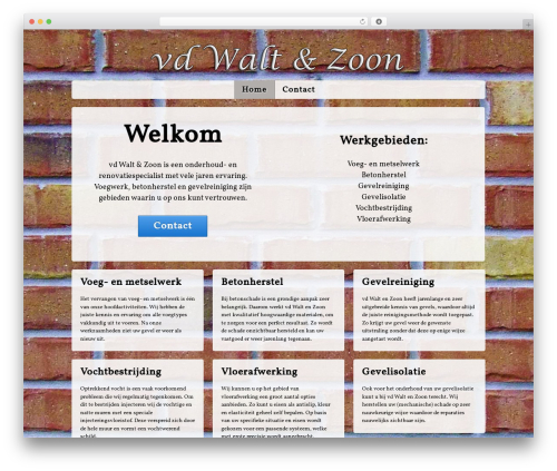 Responsive theme WordPress free - vdwaltenzoon.com