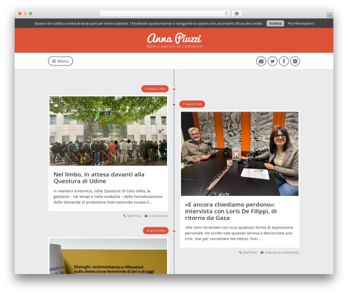 Scopic WordPress theme - annapiuzzi.it