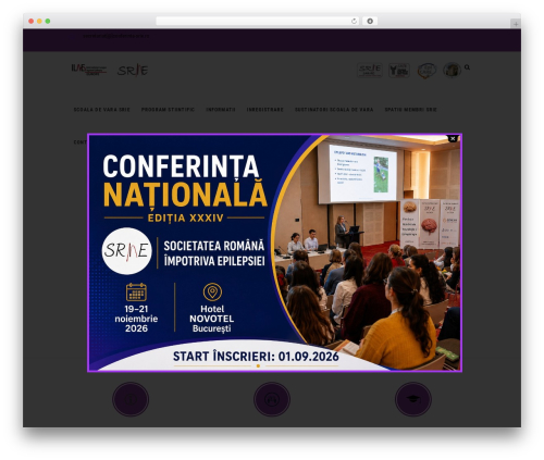 Event plus WordPress plugin - conferinta-srie.ro