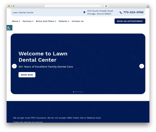 theme44 WordPress theme - lawndentalcenter.com